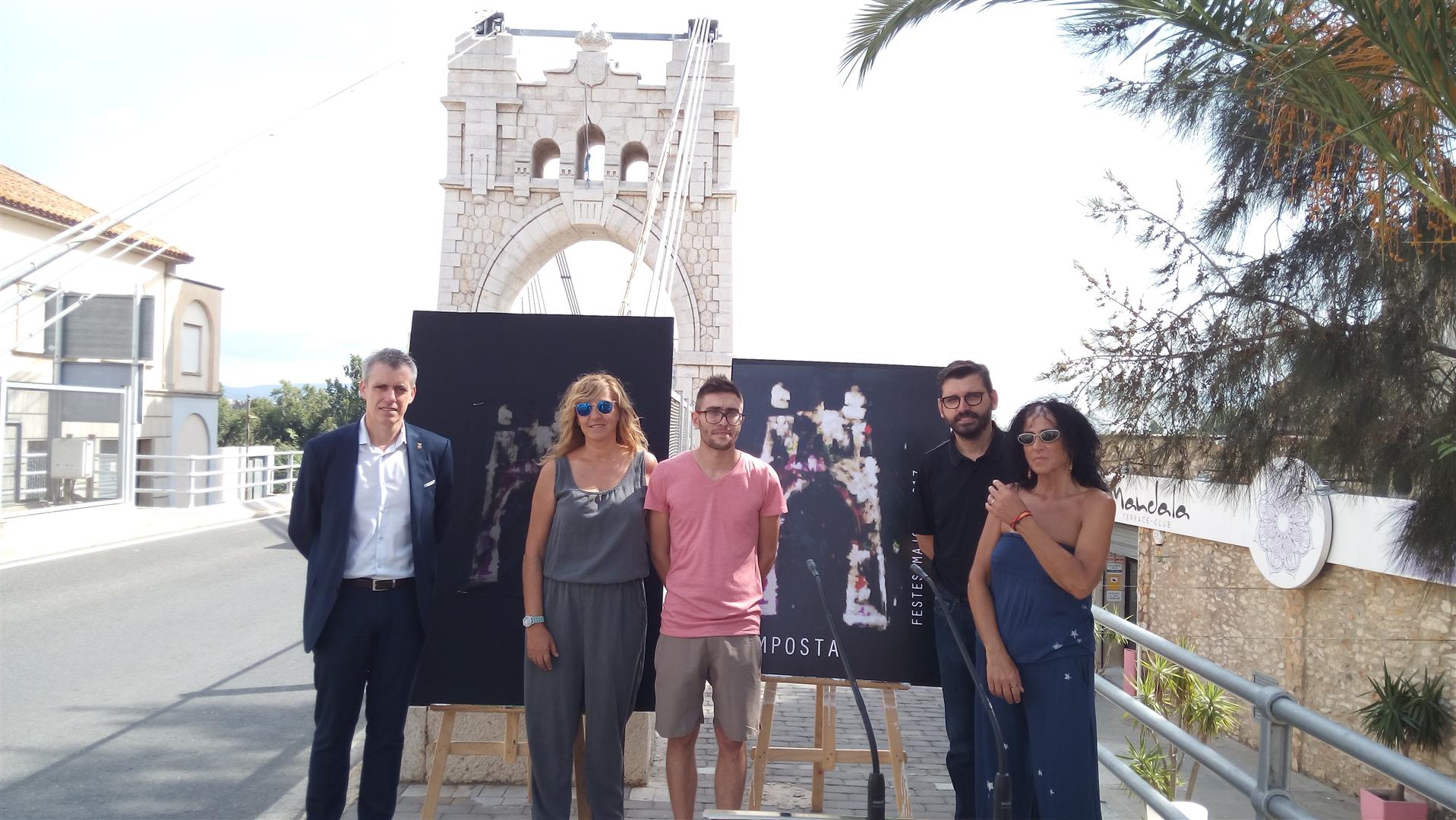 El Pont Penjant d’Amposta imatge de les  Festes d’Amposta 2017